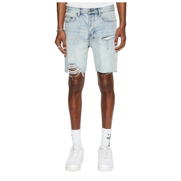 !! Ksubi Chopper Short Karma Trashed Distressed Denim Jean Shorts sz 30” - Picture 1 of 9